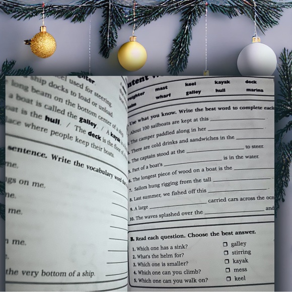 Scholastic Grade 3 Vocabulary Words Workbook - Picture 4 of 8